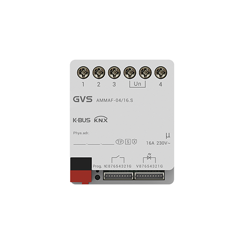 KNX安全4路嵌入式多职能执行器
